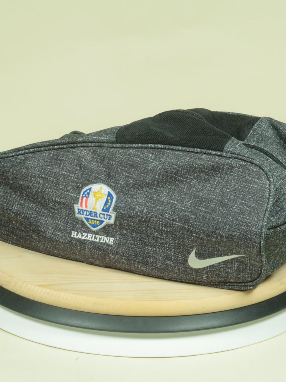 Nike Ryder Cup Hazeltine Golf Shoe Tote Bag Gray EY Ernst & Young New